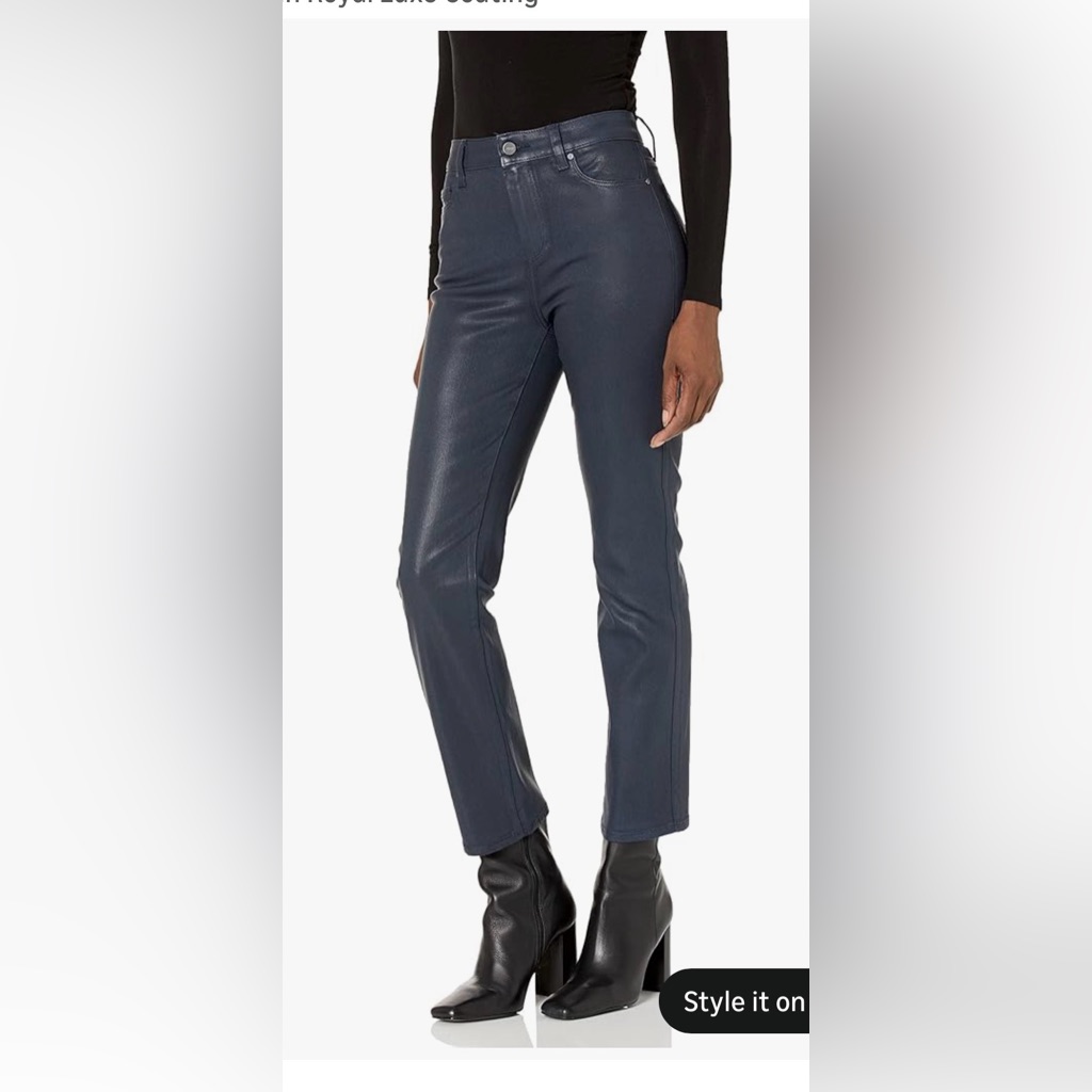Paige Midnight Blue Straight Leg Women's Pants